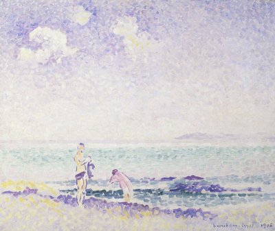 Banhistas; Banhistas, 1906 de Henri Edmond Cross