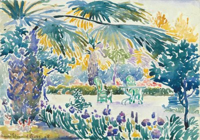 Jardim do Pintor em Saint Clair, 1908. de Henri Edmond Cross