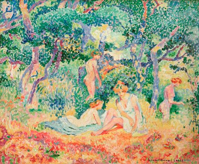 Le Bois ou Nu sous bois, 1906-1907. de Henri Edmond Cross