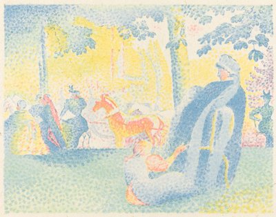 A Champs-Elysées de Henri Edmond Cross