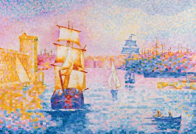 Porto de Marselha, c.1899 de Henri Edmond Cross