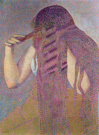O cabelo, c.1892 de Henri Edmond Cross