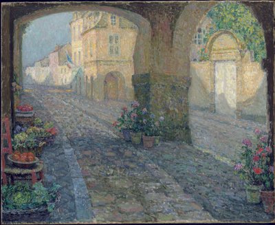 Boutique na Antiga Alpendre; The Old Porch Shop de Henri Eugene Augustin Le Sidaner