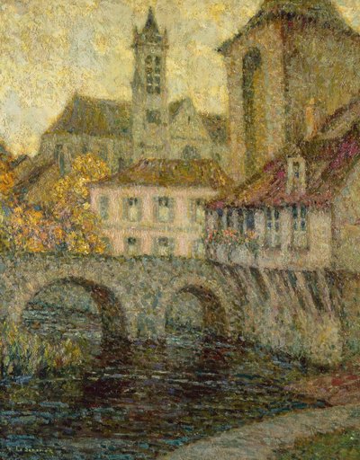 O Portão da Borgonha, Moret de Henri Eugene Augustin Le Sidaner