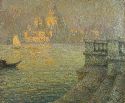 La Salute, Veneza de Henri Eugene Augustin Le Sidaner