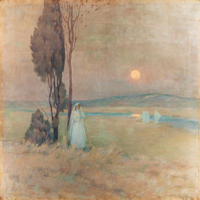 A comunhão de Henri Eugene Augustin Le Sidaner