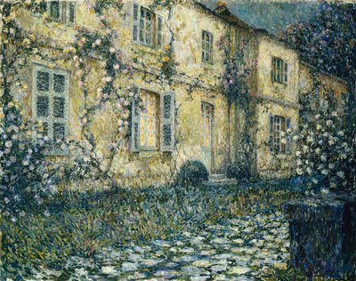 A casa de verão; A casa de verão de Henri Eugene Augustin Le Sidaner