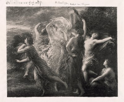 Dança dos troianos de Henri Fantin-Latour