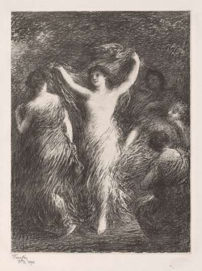 Dançando de Henri Fantin-Latour