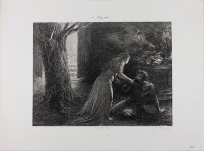 Estreia da Valquíria de Henri Fantin-Latour