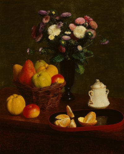 Flores e frutos de Henri Fantin-Latour