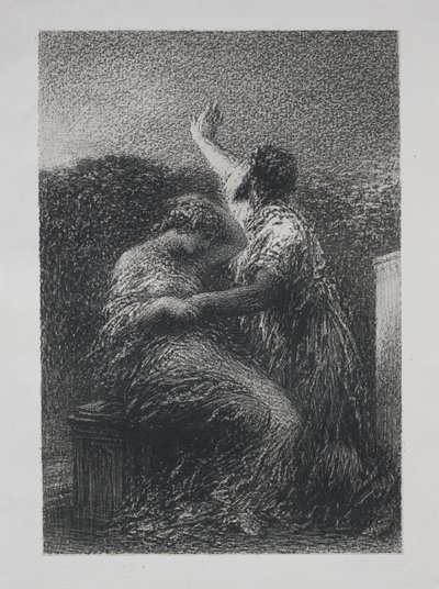 O mago Baltajar e Fatime de Henri Fantin-Latour