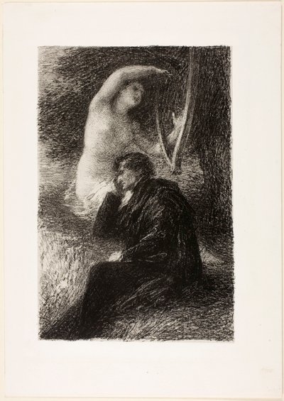 Lélio: A Harpa Eólia, de Hector Berlioz, sa vie et ses oeuvres de Henri Fantin-Latour
