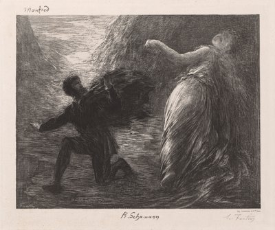 Manfredo e Astarte de Henri Fantin-Latour