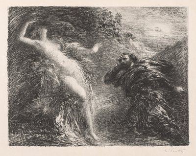 Manfredo e Astarte de Henri Fantin-Latour