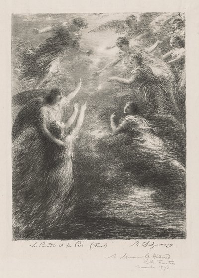 Paradies und die Peri von Henri Fantin-Latour