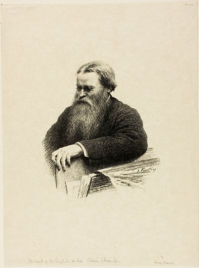 Retrato do artista Edwin Edwards de Henri Fantin-Latour