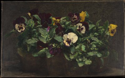 Natureza-morta com amores-perfeitos de Henri Fantin-Latour