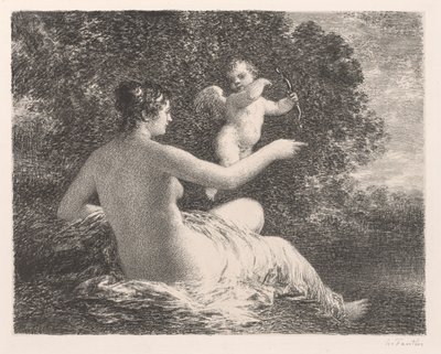 Vênus e Cupido de Henri Fantin-Latour