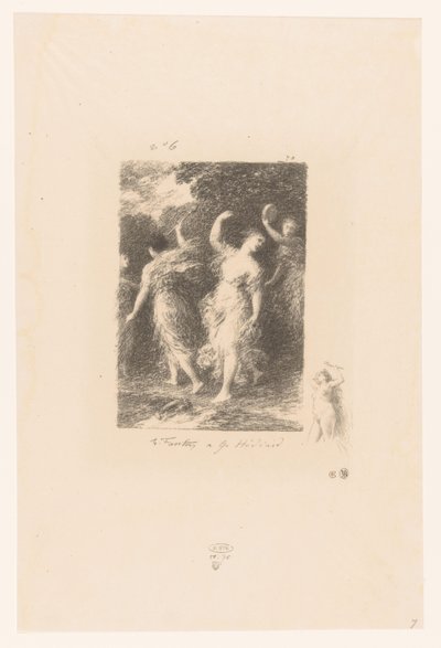Bacchanten dansen en maken muziek
Bacchus
Gedichten van André Chénier (título da série)
Ilustrações para os Poésies d