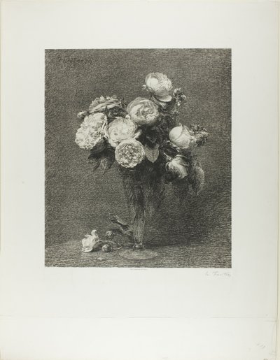 Bouquet de rosas de Henri Fantin-Latour