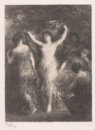 Dançar e observar as mulheres
Danses de Ignace Henri Jean Fantin Latour