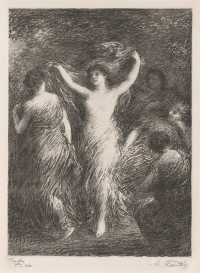 danças de Ignace Henri Jean Fantin-Latour