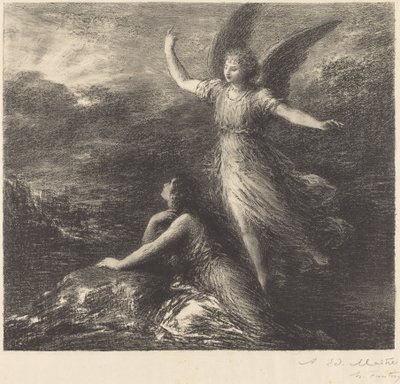 Estreia de "Paraíso e Peri" (2ª placa) de Ignace Henri Jean Fantin Latour