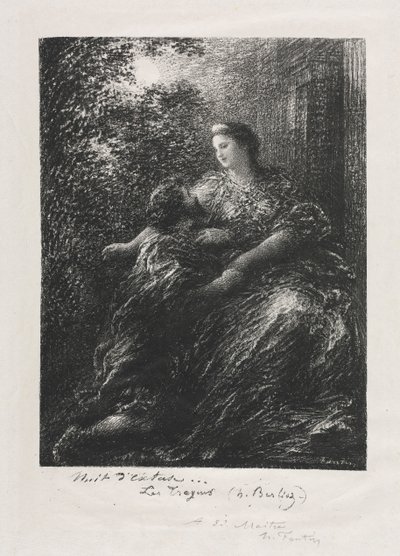 Dueto dos Troianos de Ignace Henri Jean Fantin-Latour