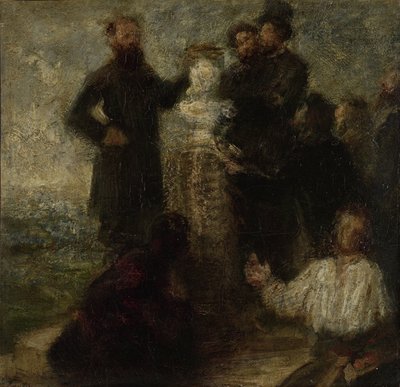 Esboço para o Tributo a Delacroix de Ignace Henri Jean Fantin Latour