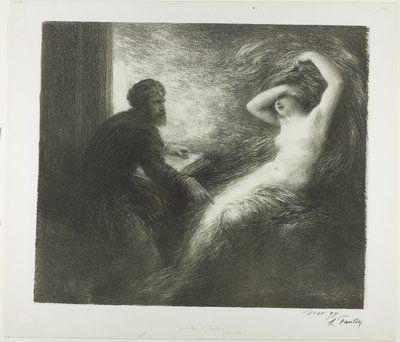 Evocação de Kundry de Ignace Henri Jean Fantin-Latour