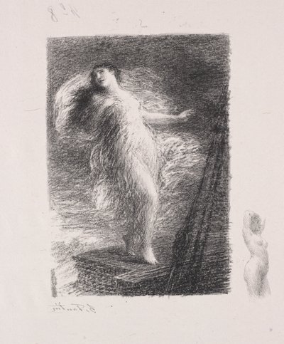 O jovem Tarentino de Ignace Henri Jean Fantin Latour