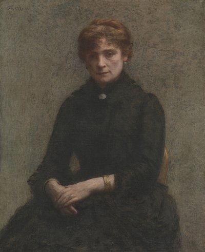 Retrato de uma mulher, 1885. de Ignace Henri Jean Fantin Latour