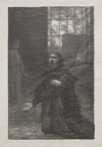 Rienzi, Ato V: Oração de Rienzi de Ignace Henri Jean Fantin-Latour