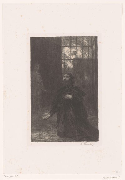 Rienzi reza a Deus
Rienzi. Lei V. Prière de Rienzi
Vida e obra de Richard Wagner (título da série) de Ignace Henri Jean Fantin Latour