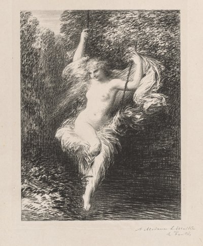 Sara, a banhista de Ignace Henri Jean Fantin-Latour