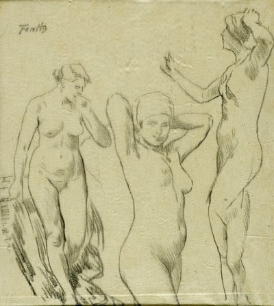 Estudo [Nus femininos] de Ignace Henri Jean Fantin Latour