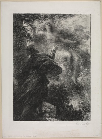 A Fada dos Alpes, 1885. de Ignace Henri Jean Fantin-Latour
