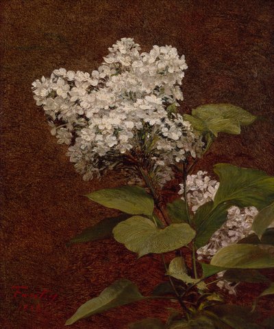 Lilases Brancos de Ignace Henri Jean Fantin-Latour