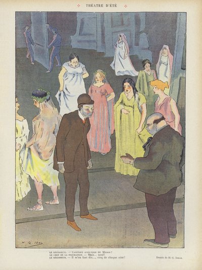 Ilustração para o riso de Henri Gabriel Ibels