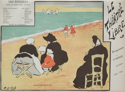 Os Fósseis (Programa do Teatro Livre) de Henri-Gabriel Ibels
