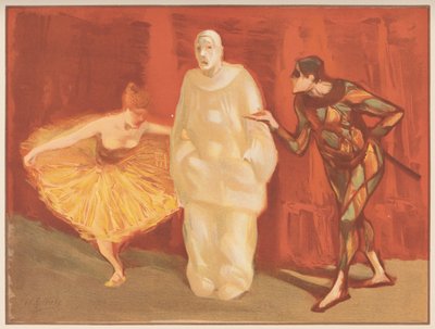 Pantomima, c. 1898. de Henri Gabriel Ibels