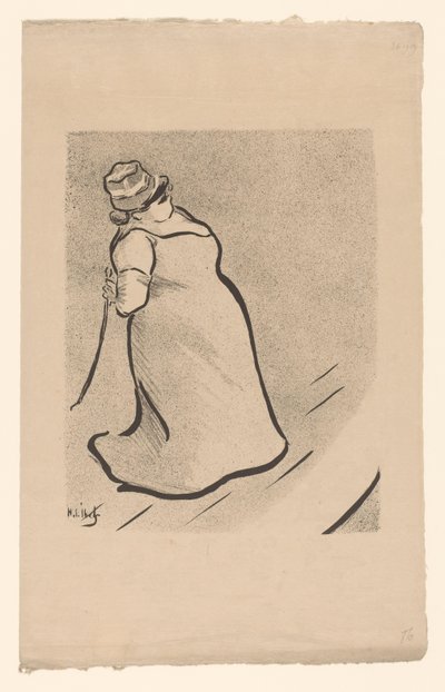 Retrato da cantora Jeanne Bloch Jeanne Bloch Concerto dos artistas do café (título da série) Le Café Concert (título da série) de Henri Gabriel Ibels