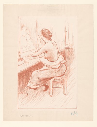 Mulher para a sua casa de banho
Mensonges de Henri Gabriel Ibels