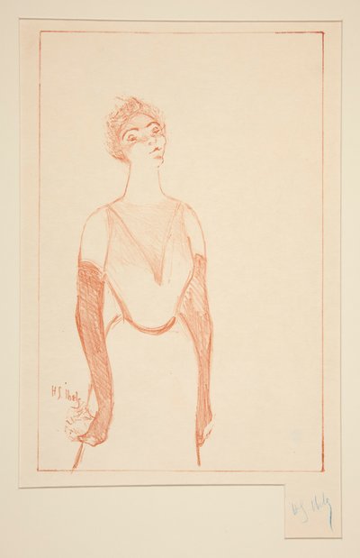 Yvette Guilbert de Henri Gabriel Ibels