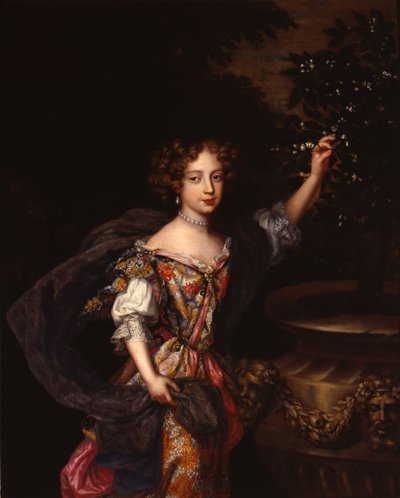 Um retrato de Elizabeth, duquesa de Somerset, c.1683 (óleo sobre tela) de Henri Gascars