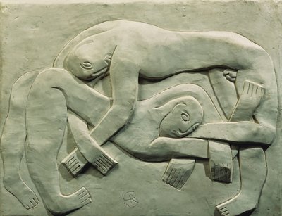 Os lutadores de Henri Gaudier Brzeska