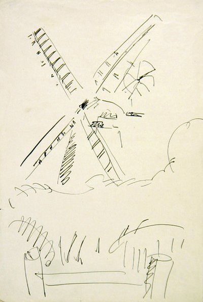 Moinho de vento de Henri Gaudier-Brzeska
