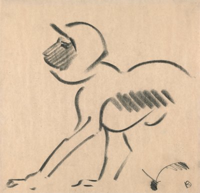 Macaco de agachamento de Henri Gaudier Brzeska
