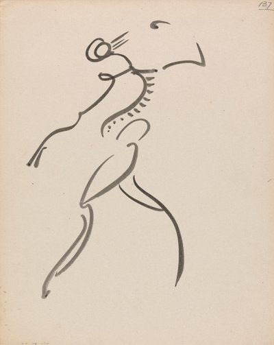 Figura Dançante, em Perfil de Henri Gaudier Brzeska